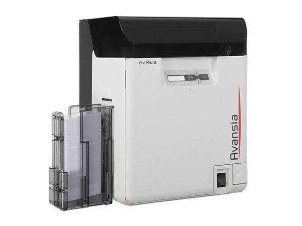 Evolis Avansia - Plastkortskriver - farge - Dupleks - gjenoverføring ved fargesublimering - CR-80 Card (85.6 x 54 mm) - 600 dpi inntil 144 kort/tim...