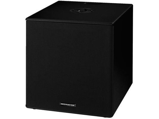 Monacor EUL-2SUB/SW, Koblet med ledninger (ikke trådløs), 120 W, 38 - 250 Hz, Sort