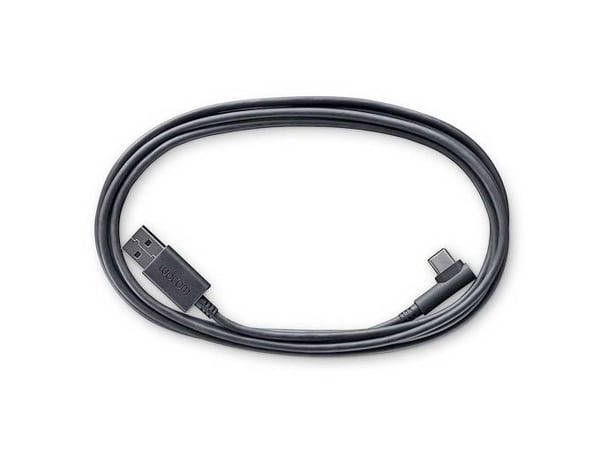 Wacom - USB-kaapeli - mini-USB tyyppi B (han) vinklet til USB (han) lige - 2 m - Intuos Pro Large, Medium, Small -laitteille