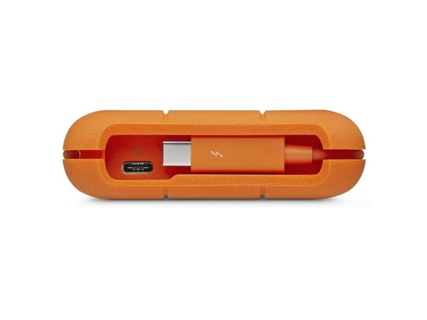LaCie Rugged Secure STFR2000403 - Harddisk - kryptert - 2 TB - ekstern (bærbar) - USB 3.1 Gen 1 (USB-C kontakt) - 256-bit AES - med 2-års Rescue Da...