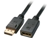 MicroConnect - DisplayPort-forlengelseskabel - DisplayPort (hann) låst til DisplayPort (hunn) - DisplayPort 1.1a - 2 m - støtte for 2560 x 1600 (WQ...