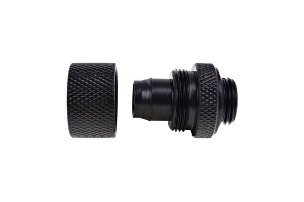 Alphacool Eiszapfen Connector Series Straight Socket 13/10mm - Armatur for væskekjølesystemkompresjon - mørkesvart