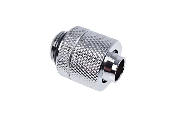 Alphacool Eiszapfen Connector Series Straight Socket 13/10mm - Armatur for væskekjølesystemkompresjon - sølvnikkel