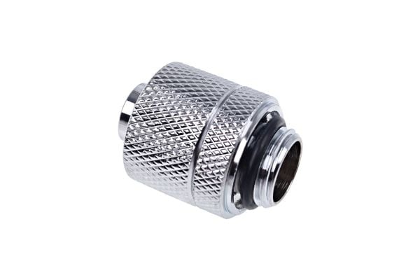 Alphacool Eiszapfen Connector Series Straight Socket 13/10mm - Armatur for væskekjølesystemkompresjon - sølvnikkel