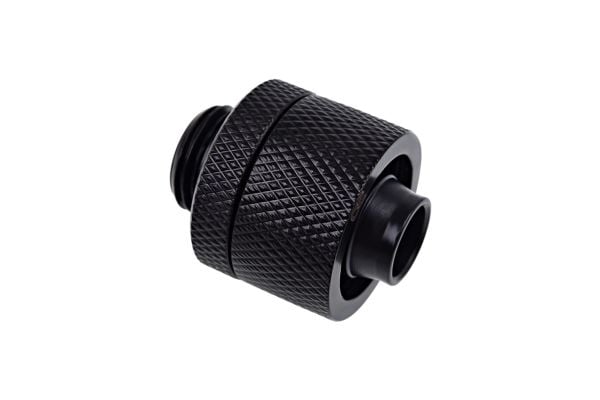 Alphacool Eiszapfen Connector Series Straight Socket 16/10mm - Armatur for væskekjølesystemkompresjon - mørkesvart