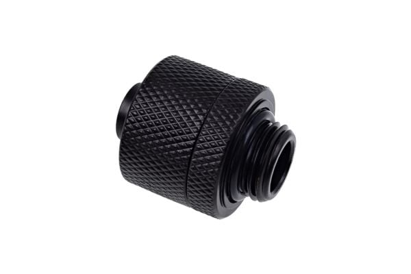 Alphacool Eiszapfen Connector Series Straight Socket 16/10mm - Armatur for væskekjølesystemkompresjon - mørkesvart
