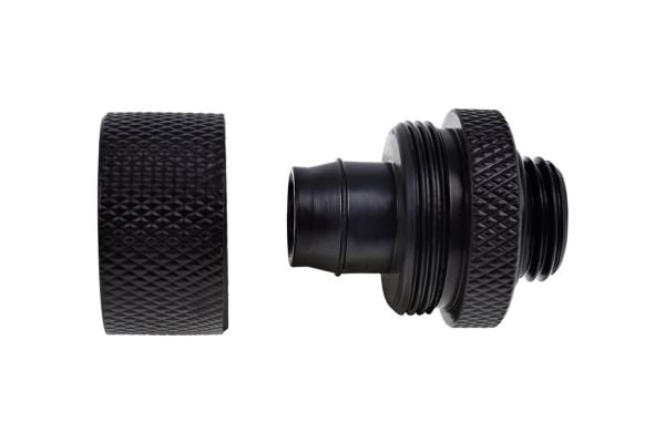 Alphacool Eiszapfen Connector Series Straight Socket 16/10mm - Armatur for væskekjølesystemkompresjon - mørkesvart