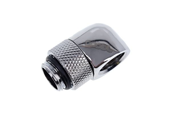 Alphacool Eiszapfen Connector Series L-connector - Armatur for væskekjølesystem - krom