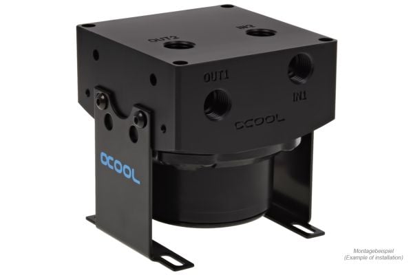 Alphacool Ice Blanket D5-feste - Svart Acetal G1/4 - (VPP755/VPP655/TPP644/MCP655) V.3 (13188)