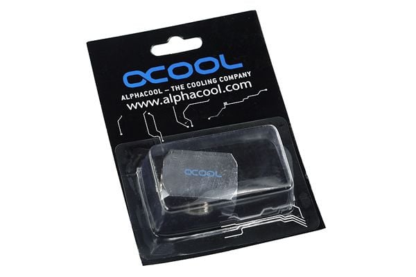 Alphacool HF-tilkoblingsklemme TEE T-stykke rund G1/4 - Krom (17029)