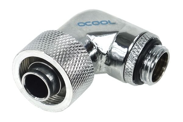 Alphacool HF Ruuviliitin - Jäähdytysjärjestelmän sovitin - kromi