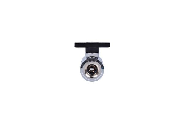 Alphacool Eiszapfen 2 Way Ball Valve - Ventil for væskekjølesystem - krom