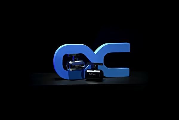 Alphacool Eiszapfen 2 Way Ball Valve - Ventil for væskekjølesystem - krom