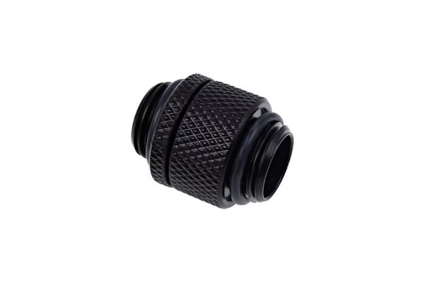 Alphacool Eiszapfen Connector Series Double-Threaded - Armatur for væskekjølesystem - mørkesvart