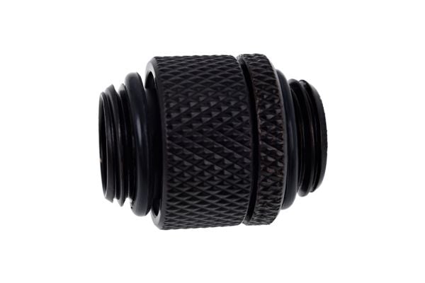 Alphacool Eiszapfen Connector Series Double-Threaded - Armatur for væskekjølesystem - mørkesvart