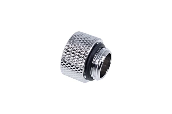 Alphacool Eiszapfen Connector Series Extension - Armatur for væskekjølesystem - sølvnikkel