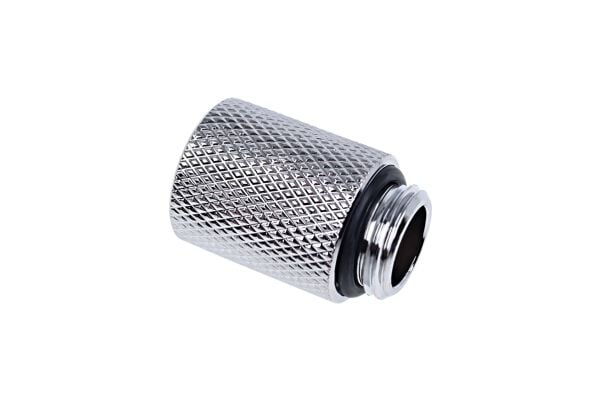 Alphacool Eiszapfen Connector Series Extension - Armatur for væskekjølesystem - sølvnikkel