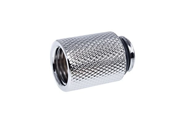 Alphacool Eiszapfen Connector Series Extension - Armatur for væskekjølesystem - sølvnikkel