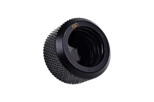 Alphacool Eiszapfen Connector Series HardTube Socket - Armatur for væskekjølesystem - mørkesvart