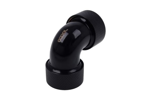 Alphacool HT - Vinkelarmatur for væskekjølesystemskompresjon - mørkesvart