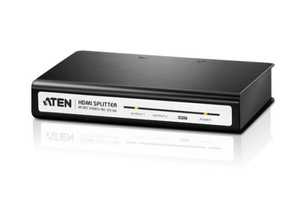 ATEN VanCryst VS184B - Video/lyd-splitter - 4 x HDMI - stasjonær
