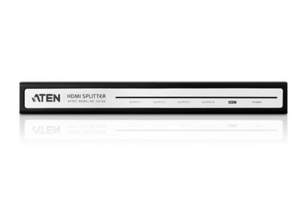 ATEN VanCryst VS184B - Video/lyd-splitter - 4 x HDMI - stasjonær