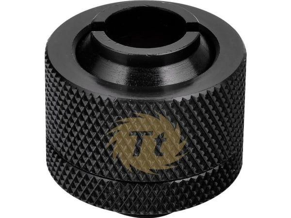 Thermaltake Pacific 1/2" ID x 5/8" OD Compression - Armatur for væskekjølesystem - svart