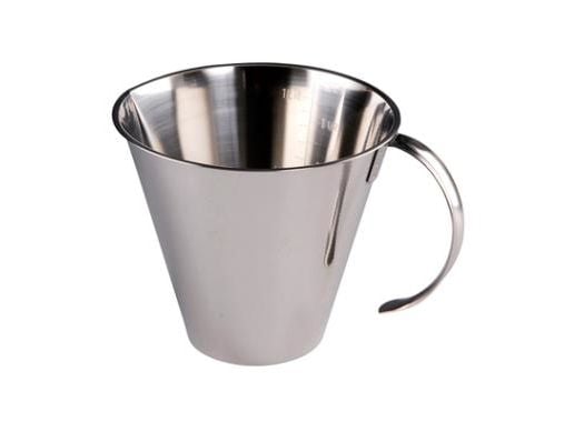 Målekande konisk 1 liter Ø15 x H13.1cm med Gradering rustfri stål Målekande konisk 1 liter Ø15 x H13.1cm med Gradering rustfri stål