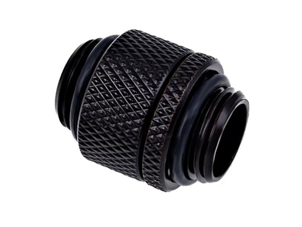 Alphacool Eiszapfen Connector Series Double-Threaded - Armatur for væskekjølesystem - mørkesvart