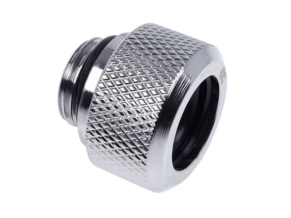 Alphacool Eiszapfen Connector Series HardTube Socket - Armatur for væskekjølesystemkompresjon - sølvnikkel