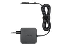 ASUS AC65-00 - Strømadapter - AC 100-240 V - 65 watt - Europa - svart - for Chromebook 12; ExpertBook B9; P5; ZenBook 13; 13 OLED; 14; ZenBook Flip 13