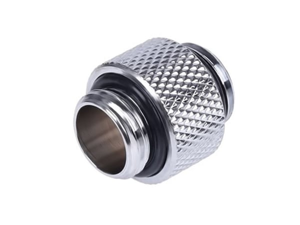 Alphacool 17199, Letkun välikappale, 1/4", Uros/uros, Messinki, Kromi, Kromi