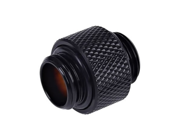 Alphacool HF double nipple G1/4 outer thread to G1/4 outer thread - Forbindelsesadapter for væskekjølesystem - mørkesvart