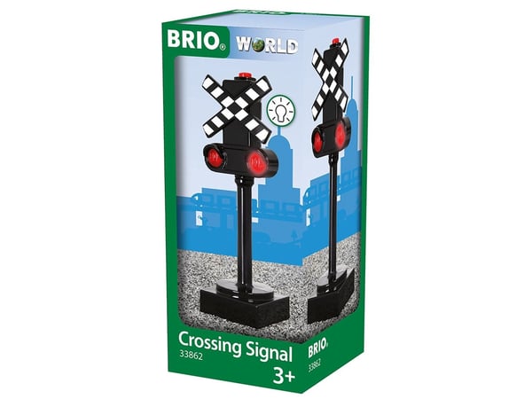 BRIO 33862 Skilt planovergang, med lys
