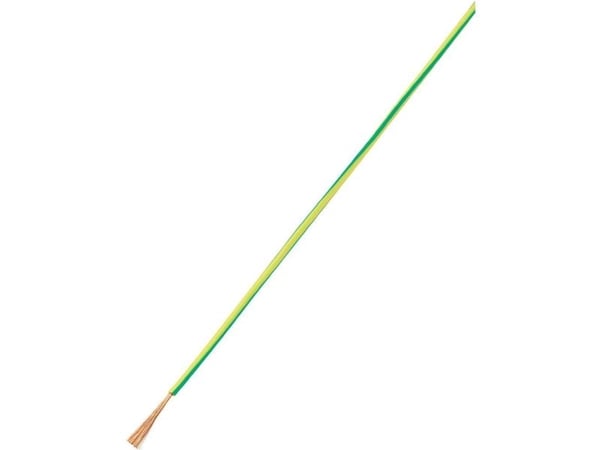 TRU COMPONENTS 1571022 Johdin LiFY 1 x 0,75 mm² vihreä, keltainen 100 m