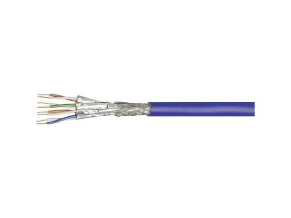 Goobay 91893, 100 m, Cat7a+, S/FTP (S-STP), Blå