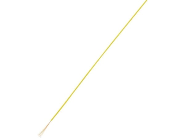 TRU COMPONENTS 1572463 Johdin LiFY 1 x 0,25 mm² Keltainen 10 m