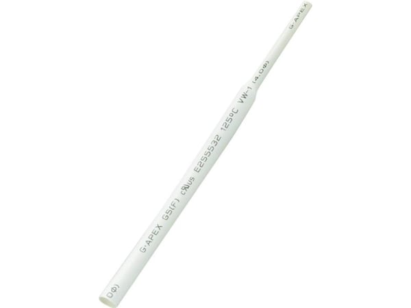 TRU COMPONENTS 1566764 Kutistusputki ilman liimaa Valkoinen 9 mm 4,50 mm Kutistumisnopeus:2:1 10 m 10 m