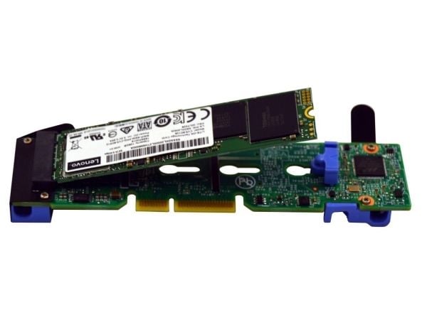 Lenovo ThinkSystem M.2 Mirroring Enablement Kit - Diskkontroller - M.2 - SATA 6Gb/s - for ThinkAgile VX Certified Node 7Y94; ThinkAgile VX3320 Appl...