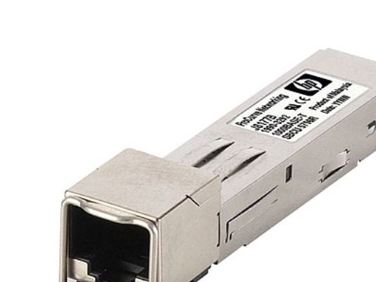 HPE X120 - SFP (mini-GBIC) transceiver modul - GigE - 1000Base-T - RJ-45 - HP 3100; HPE 12504, 3600, 5500, 7506; FlexFabric 1.92, 11908, 12902; Fle...