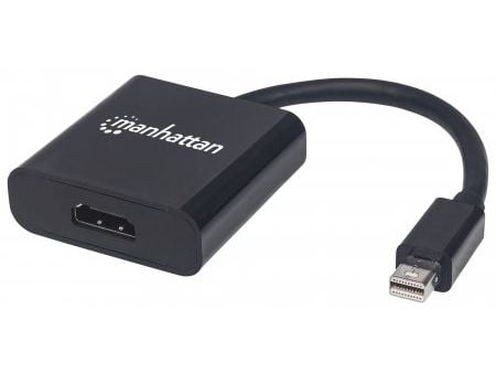 Manhattan 152570, Mini DisplayPort, HDMI Type A (Standard), Hankjønn, Hunkjønn, Rett, Rett
