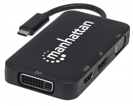 Manhattan 152600, USB Type-C, Lajittelu, Akryylinitrilbutadienstyren, 0 - 50 °C, -30 - 80 °C, 5 - 90 %