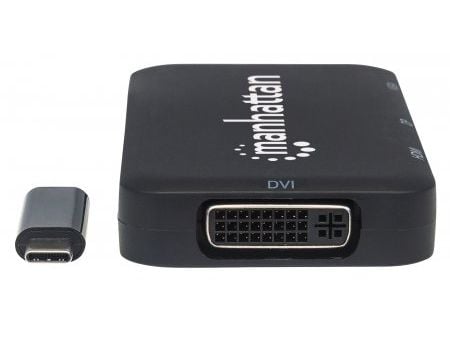 Manhattan 152600, USB Type-C, Lajittelu, Akryylinitrilbutadienstyren, 0 - 50 °C, -30 - 80 °C, 5 - 90 %
