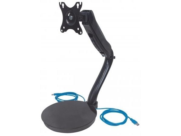 Manhattan skrivebordsstativ for skjerm 13" - 27" (461429)