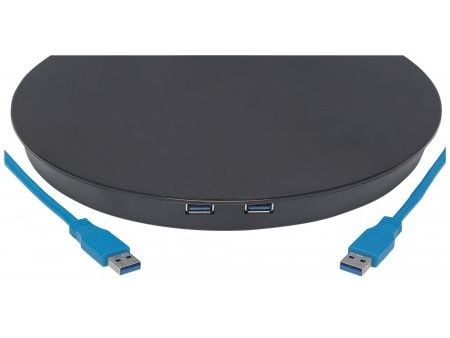 Manhattan skrivebordsstativ for skjerm 13" - 27" (461429)