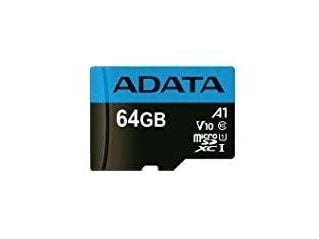 ADATA Premier - Flash-muistikortti (microSDXC-SD-sovitin mukana) - 64 GB - UHS Class 1 / Class10 - microSDXC UHS-I - vähittäismyyntipakkaus