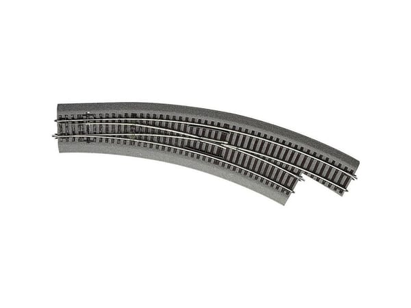H0 RocoLine (med ballast) 42571 kurvesporskifte, høyre, 1 stk