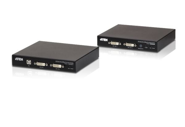 ATEN CE 624 - KVM / lyd / seriell / USB-svitsj - HDBaseT 2.0 - USB - opp til 150 m