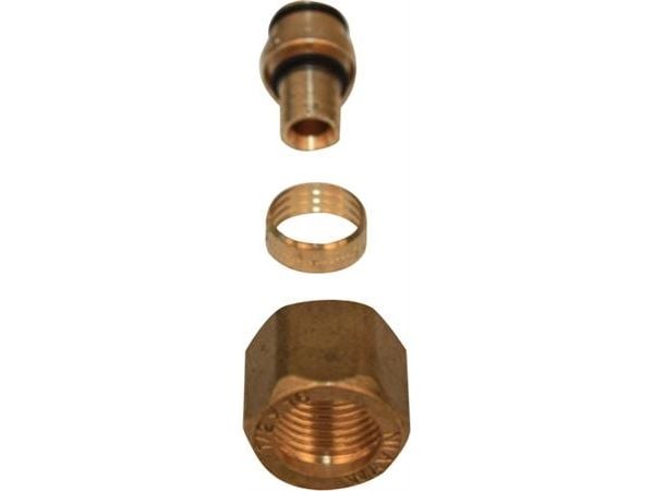 Ø16x2,0 mm Alupex Koblingssæt ½" til Wavin ½ nipler til omløber