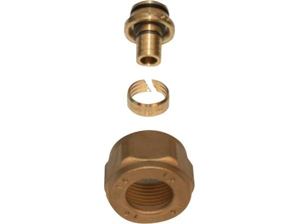 Wavin 16x2mm Alupex/Pex kblsæt - Alupex/Pex 3/4
